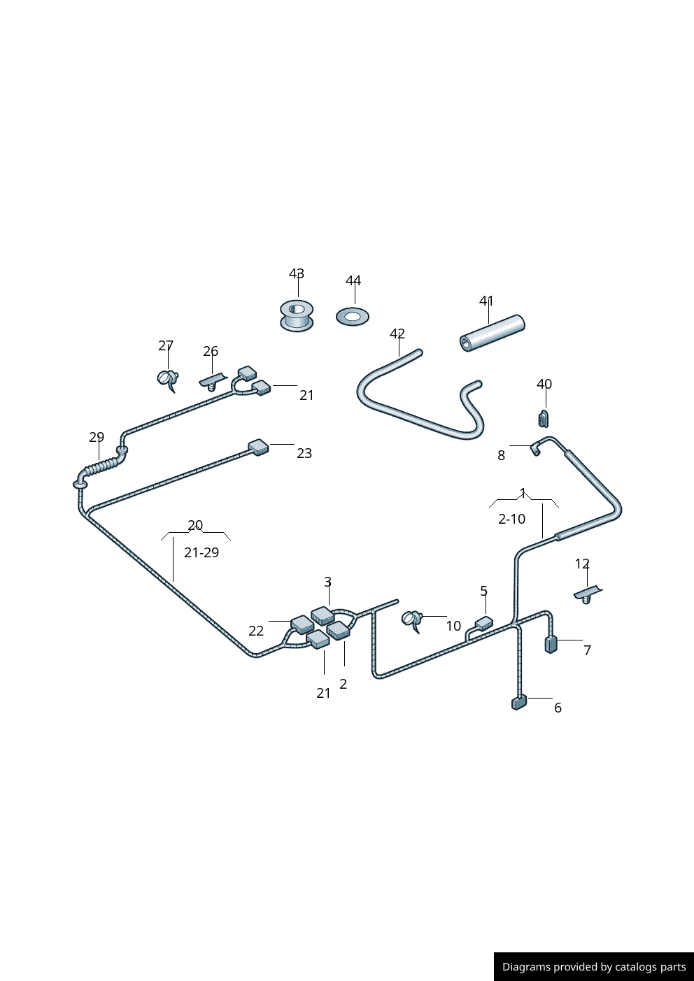Car part diagram