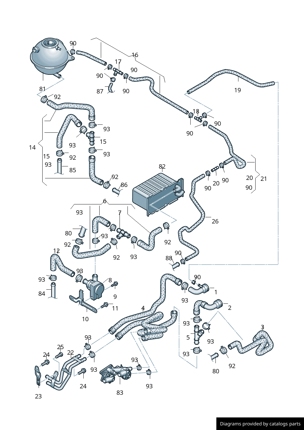 Car part diagram