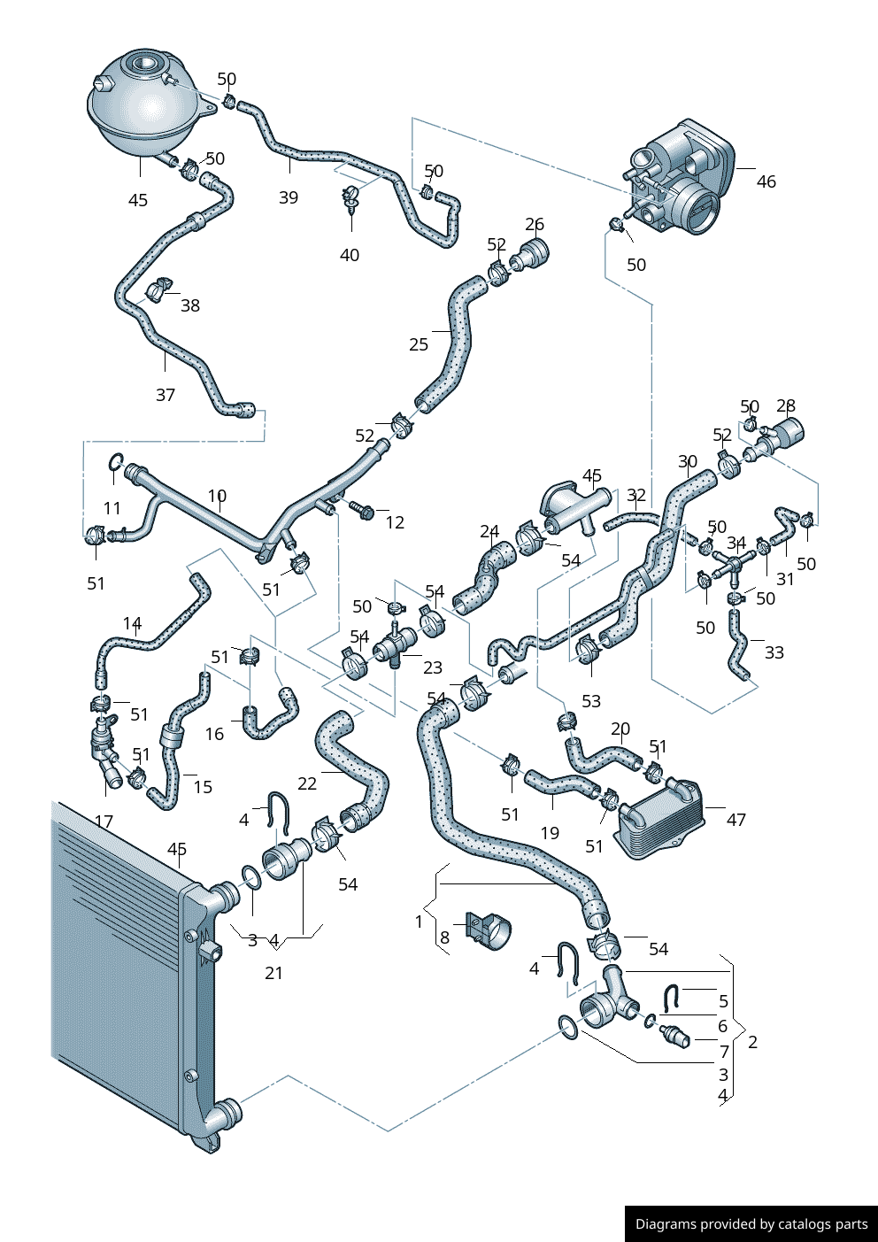 Car part diagram