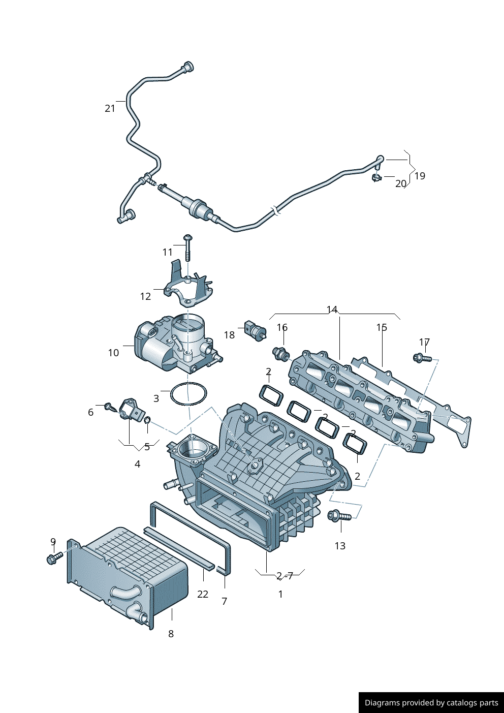 Car part diagram