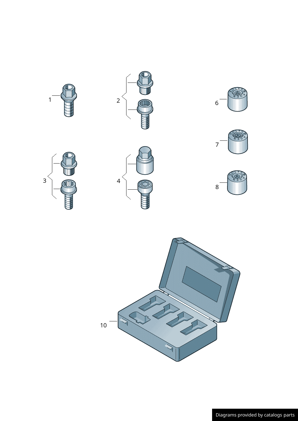 Car part diagram