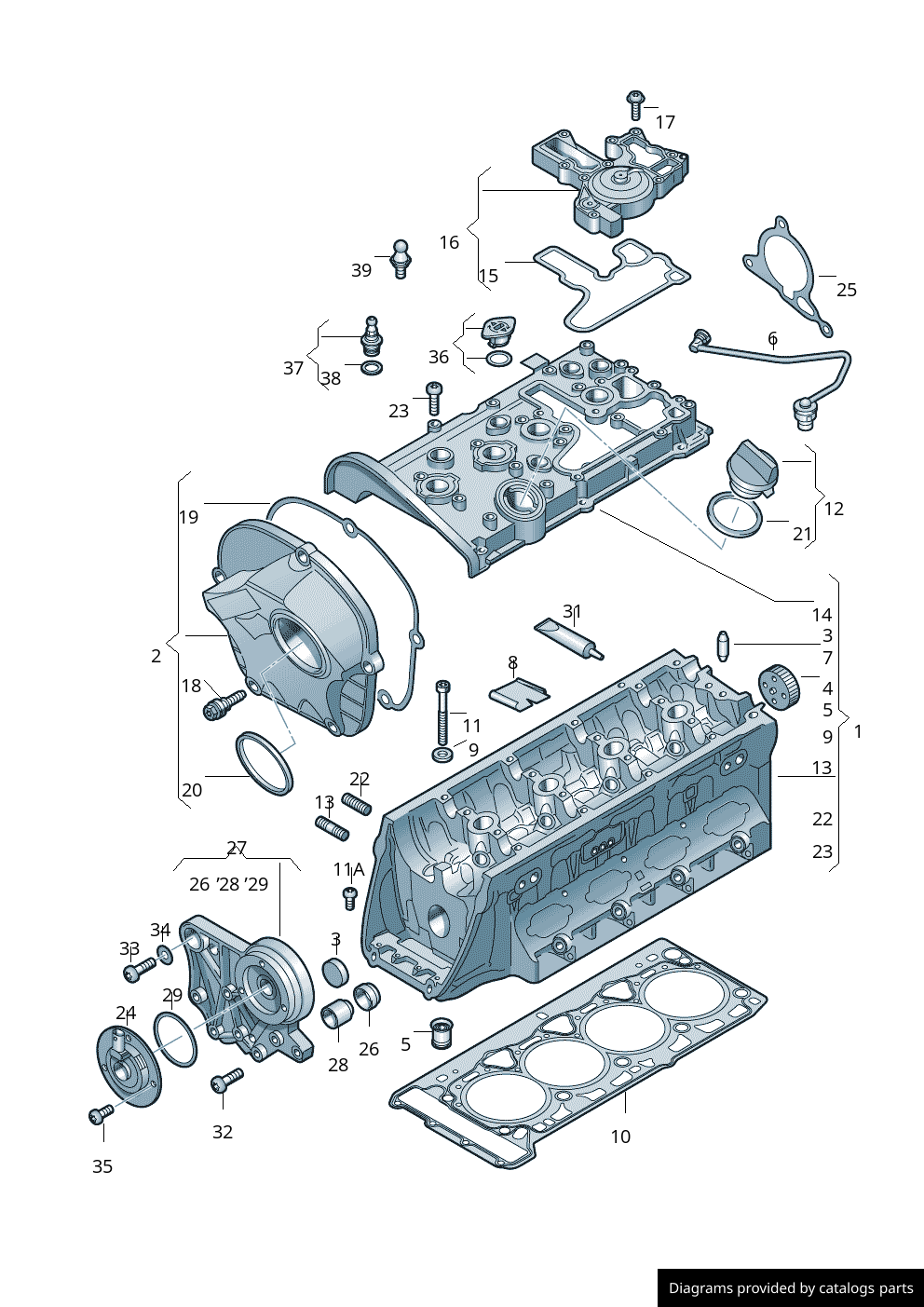 Car part diagram