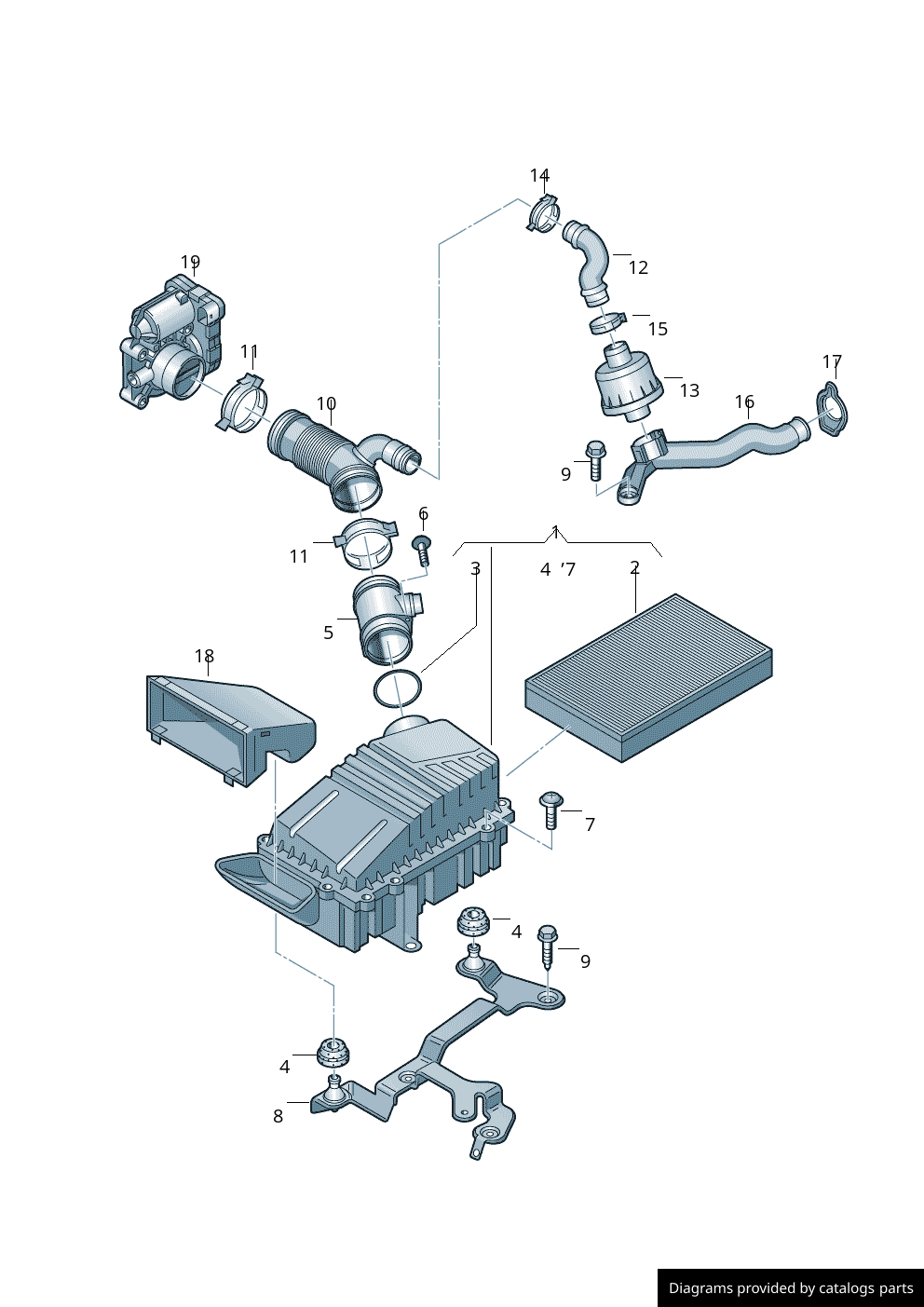 Car part diagram