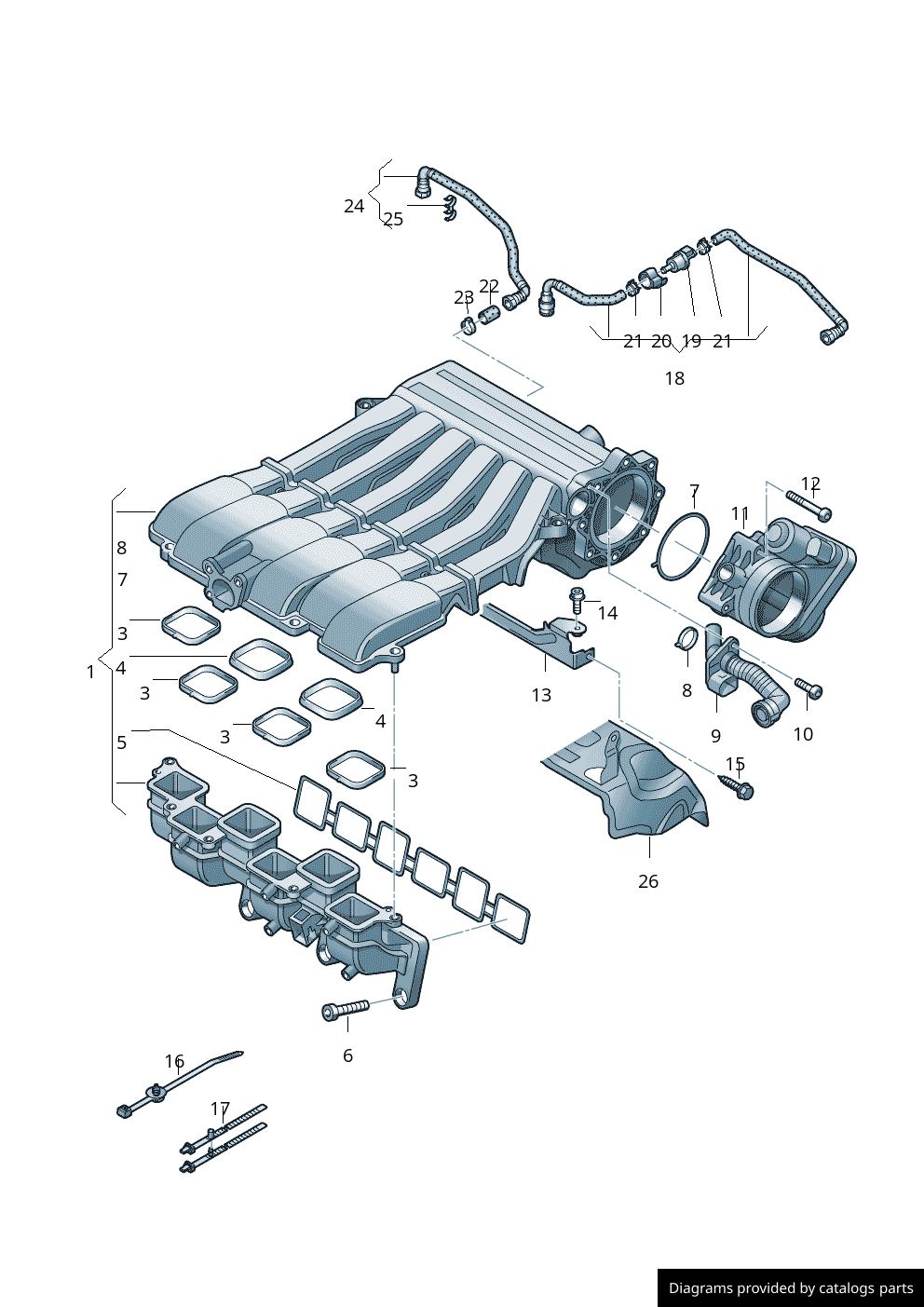 Car part diagram