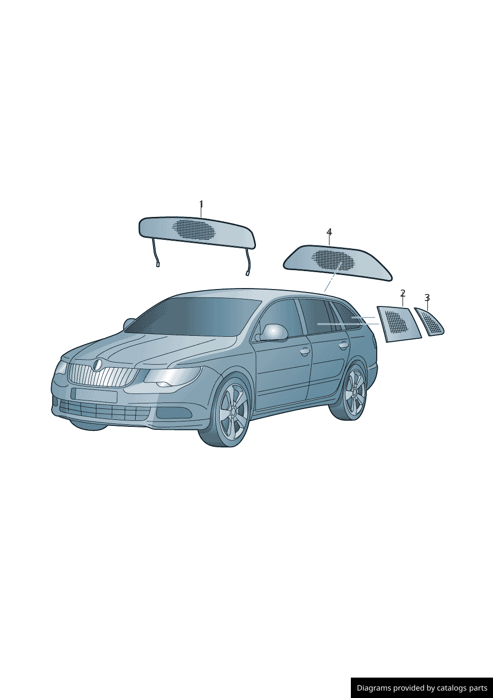 Car part diagram