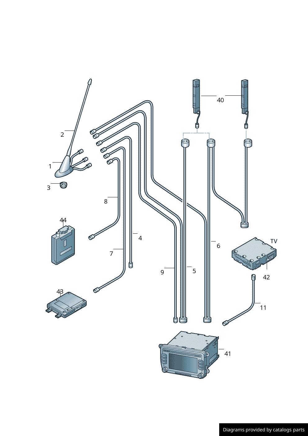 Car part diagram