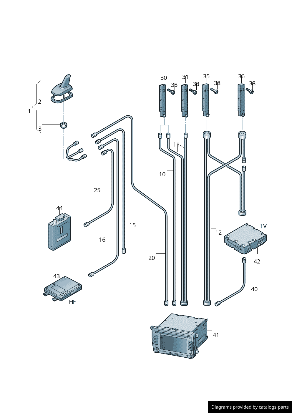 Car part diagram