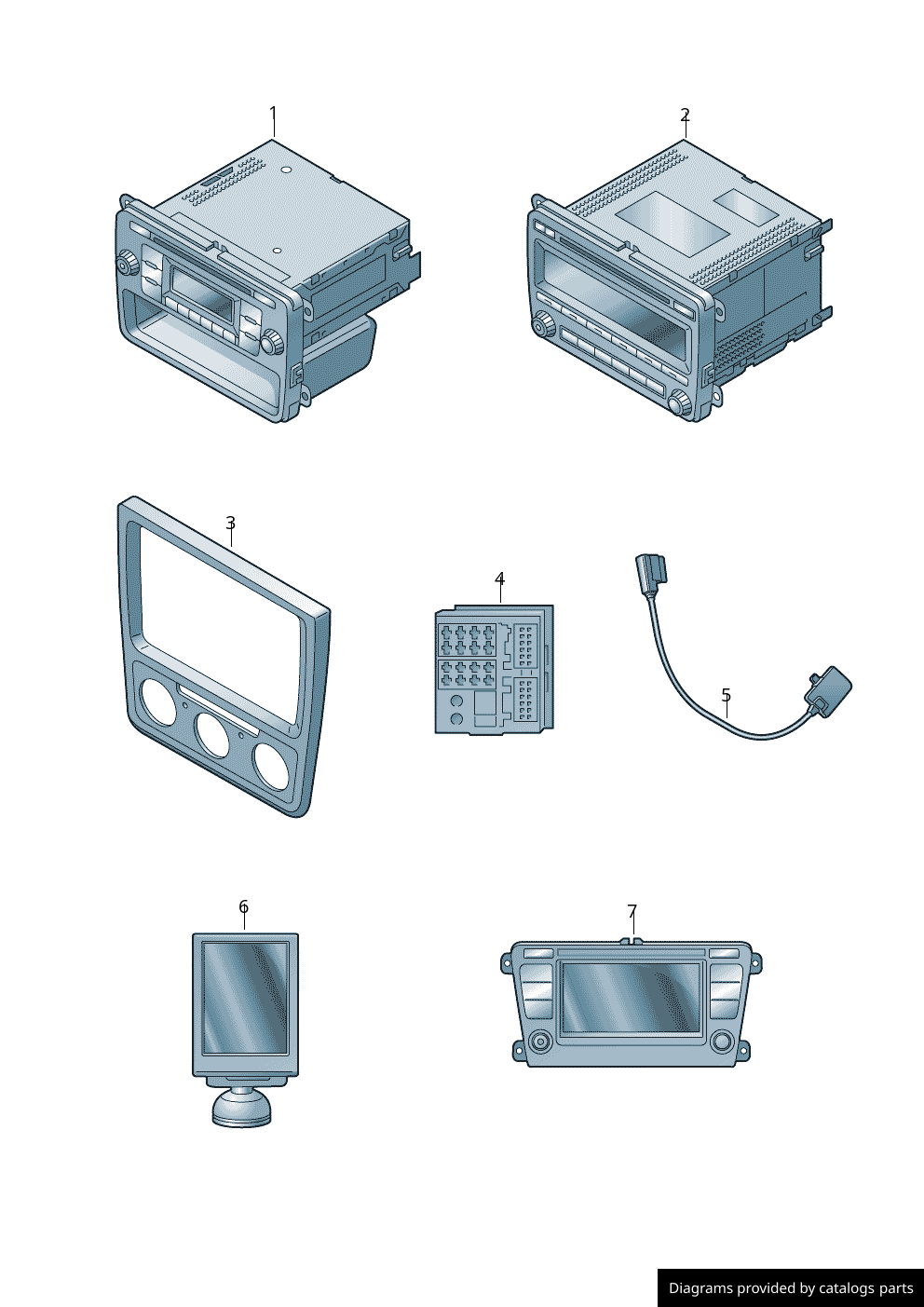 Car part diagram