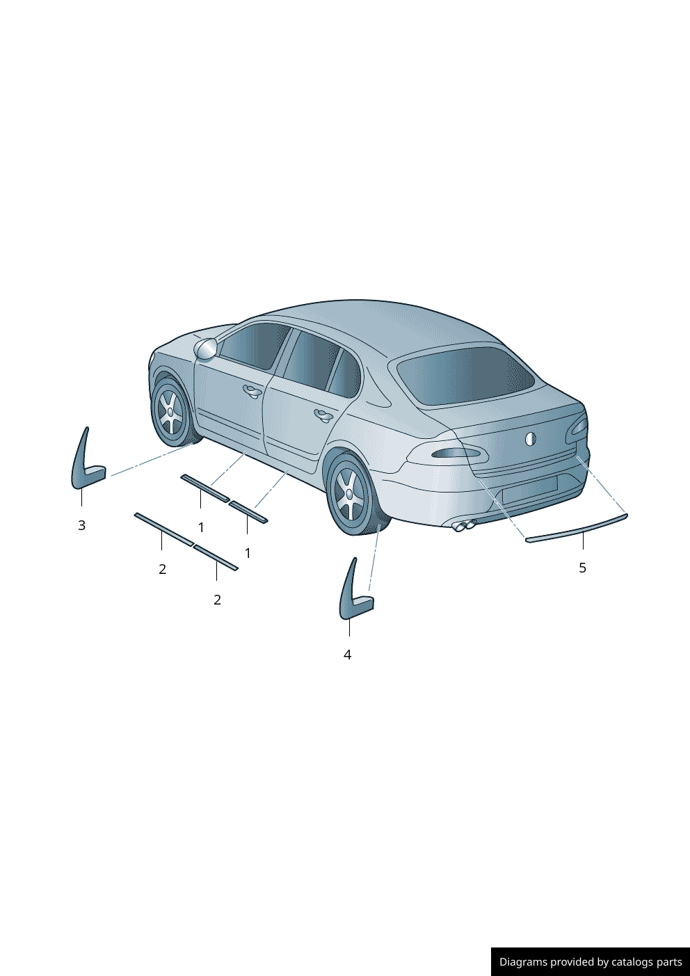 Car part diagram