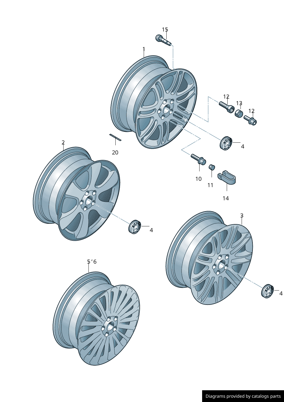 Car part diagram
