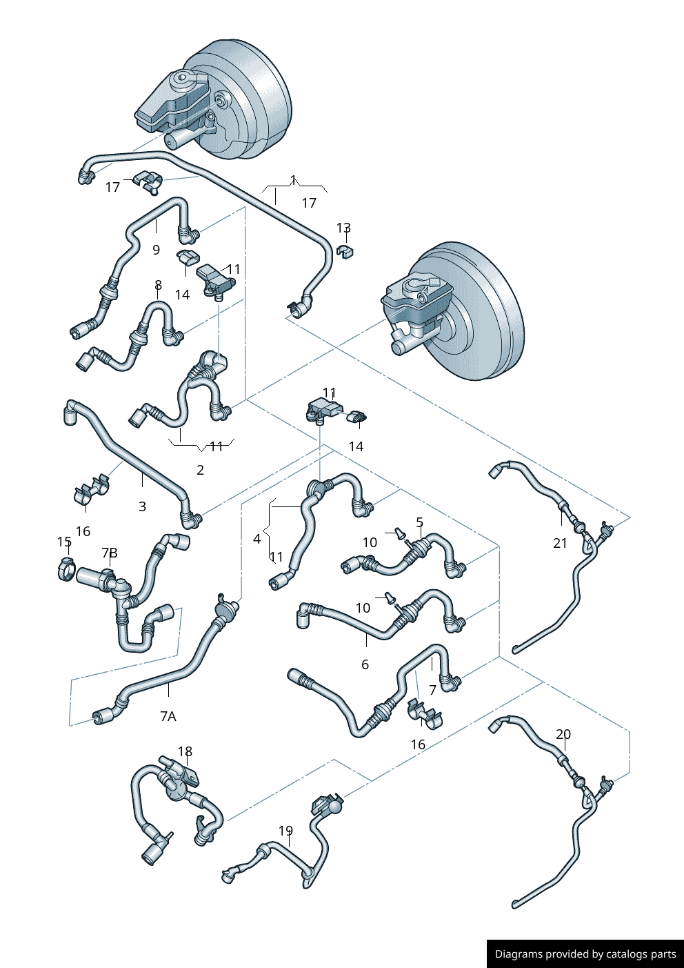 Car part diagram