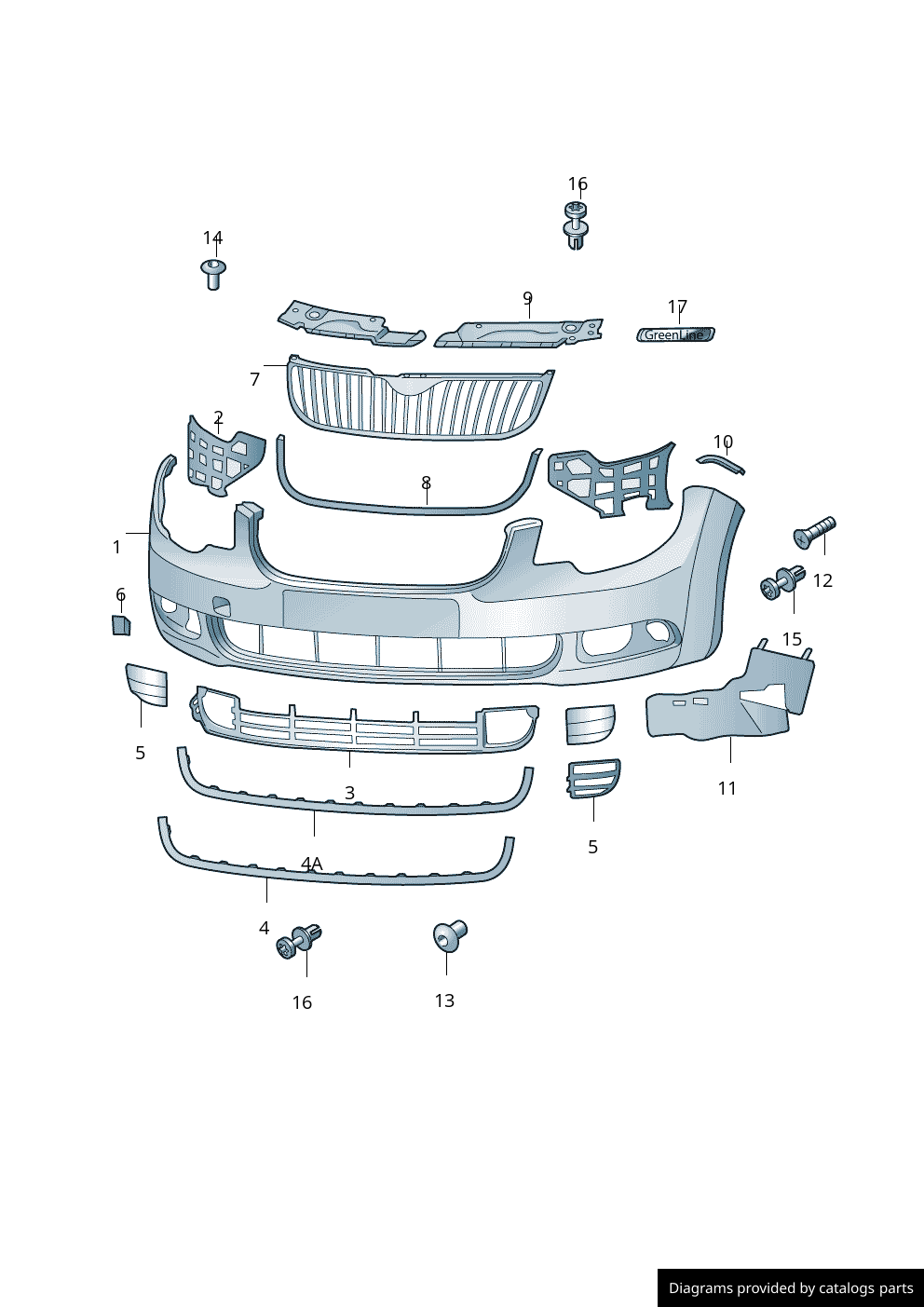 Car part diagram