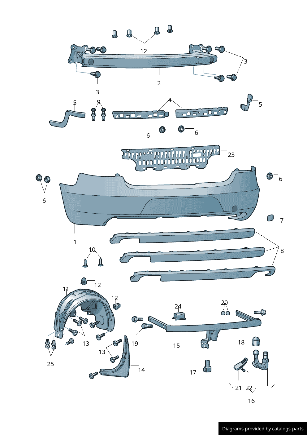 Car part diagram