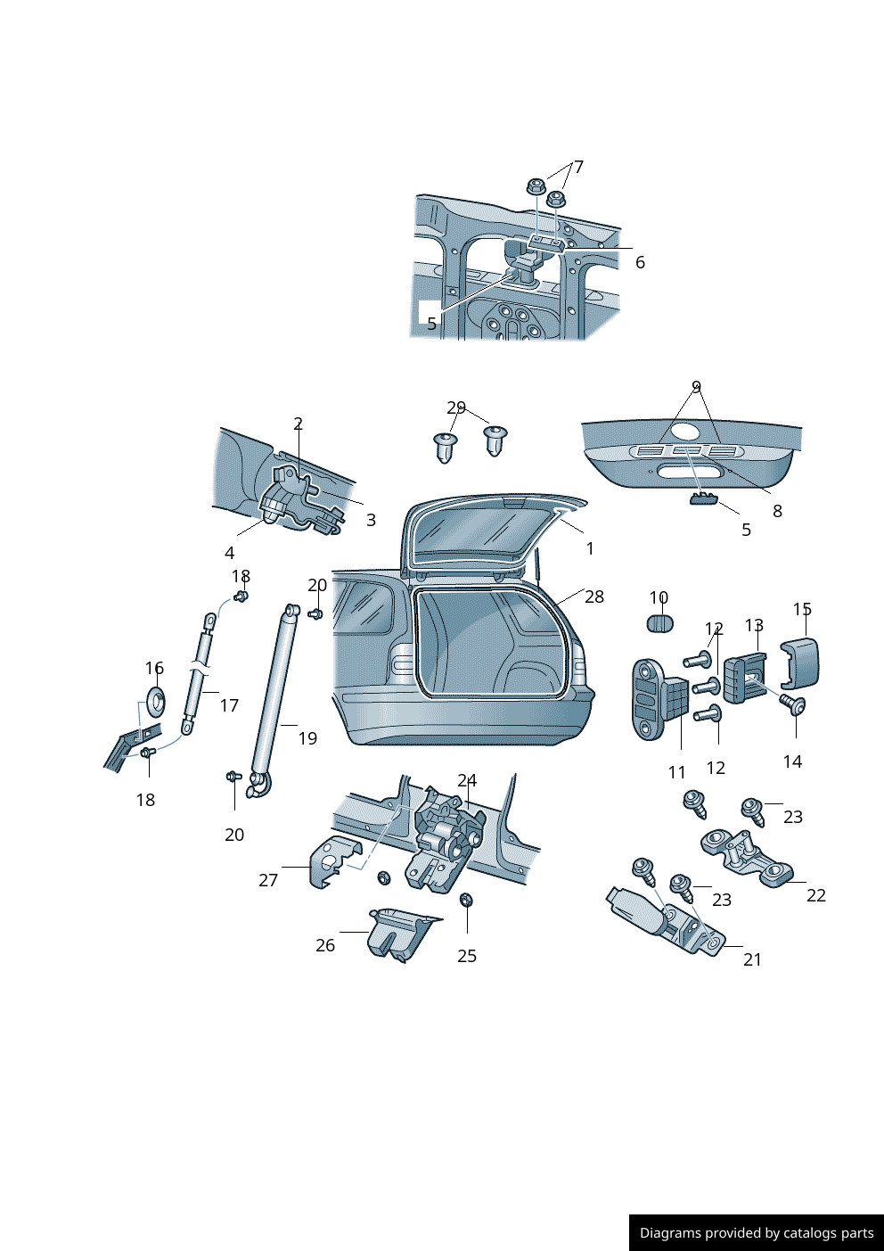 Car part diagram