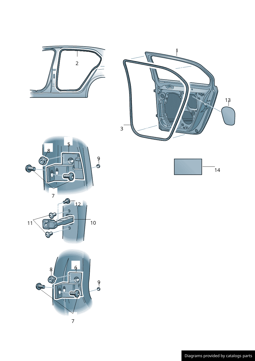 Car part diagram