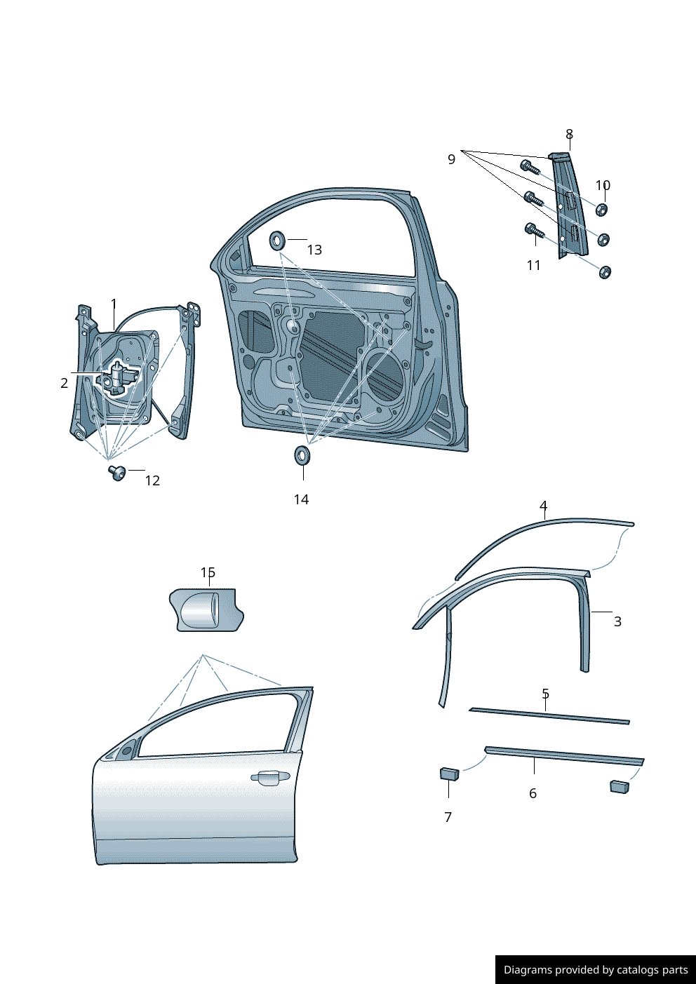 Car part diagram