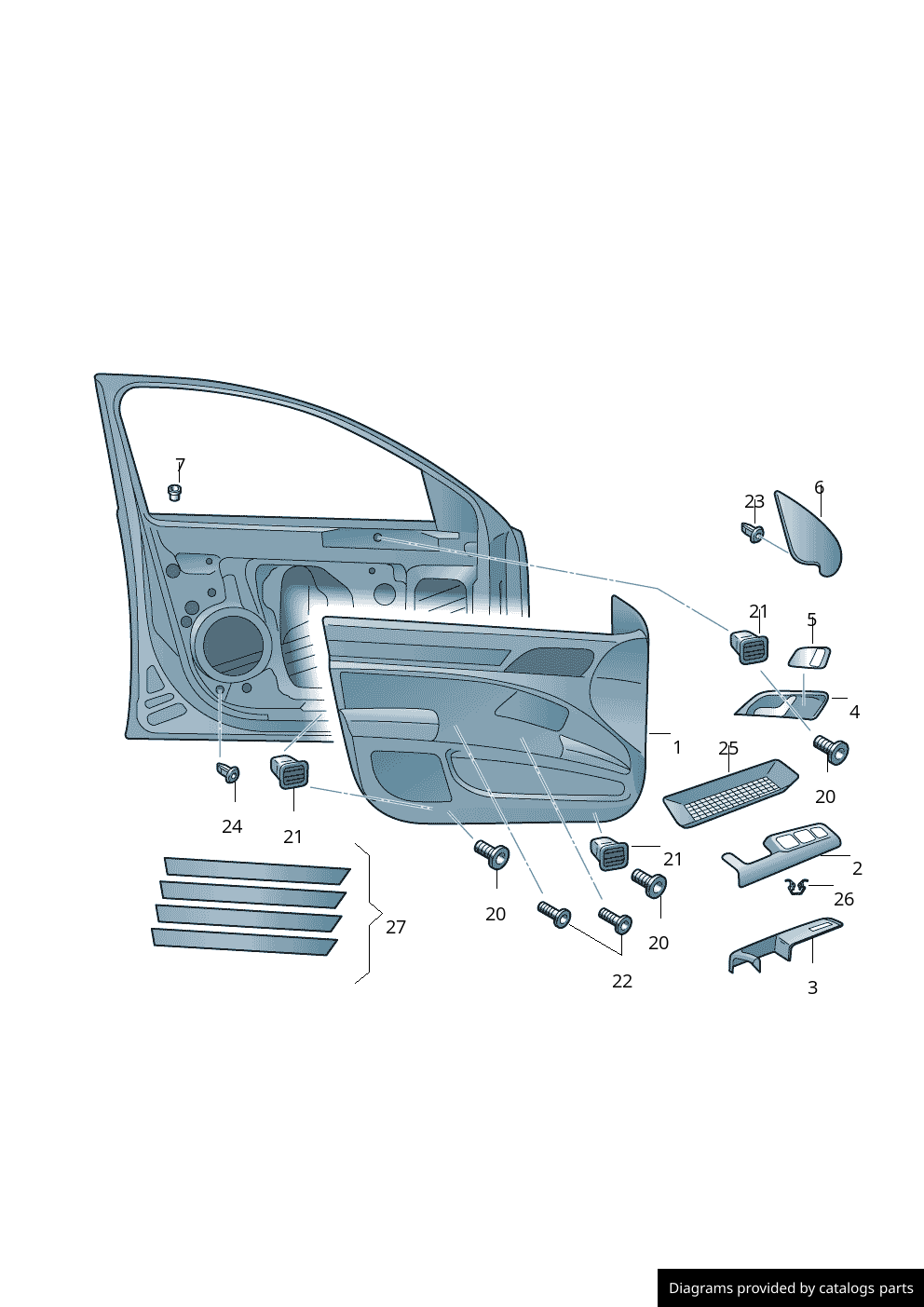 Car part diagram