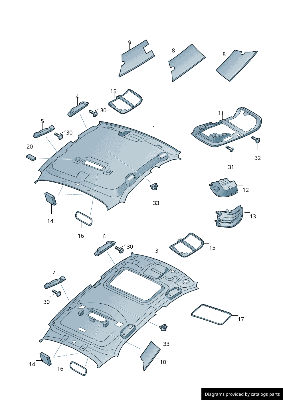 Car part diagram