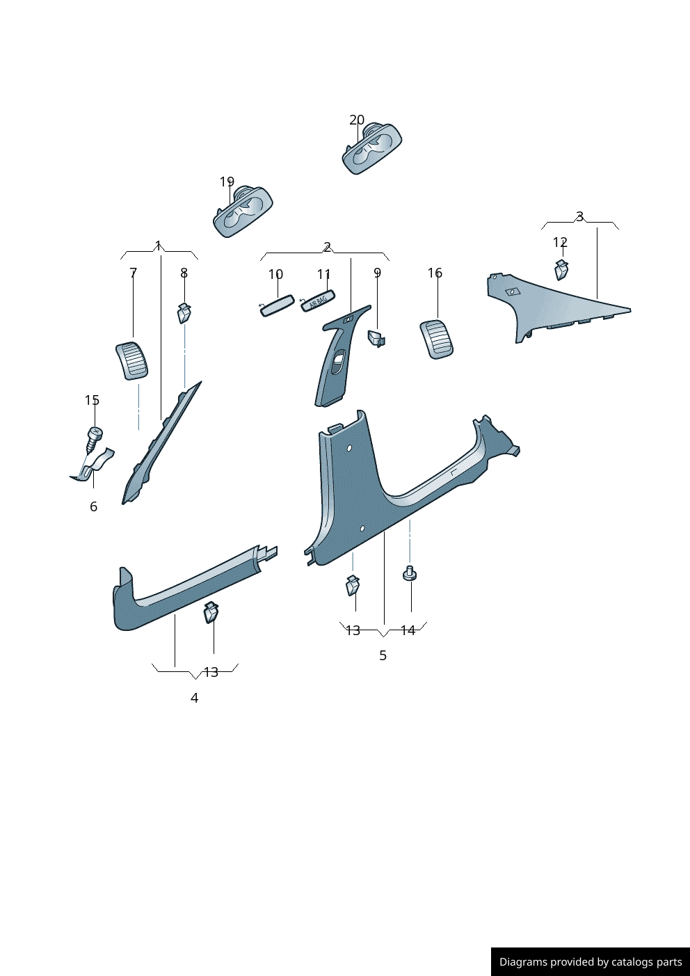 Car part diagram