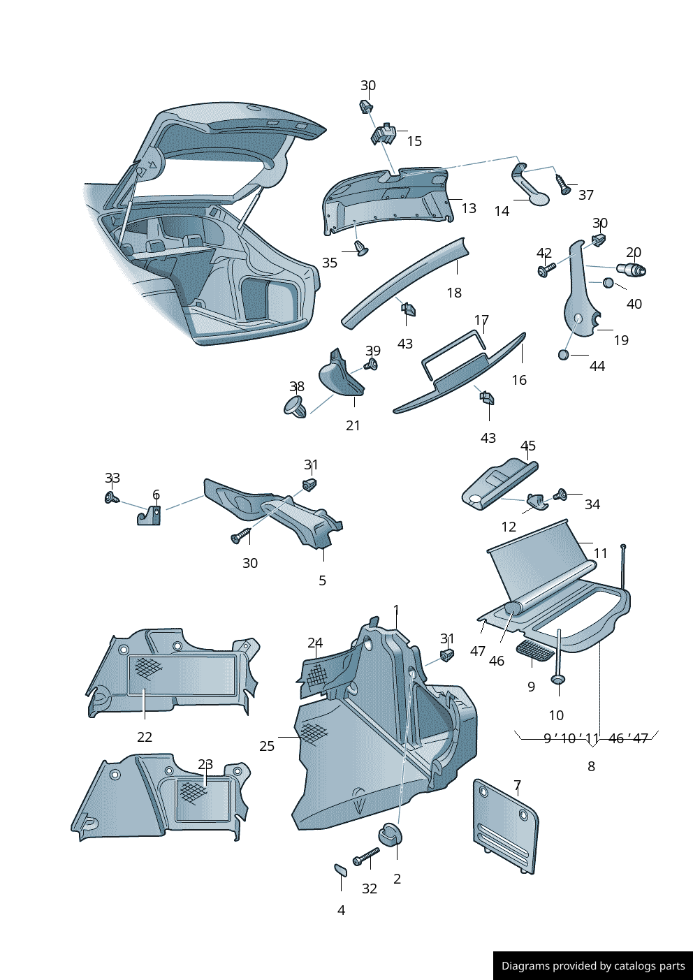 Car part diagram