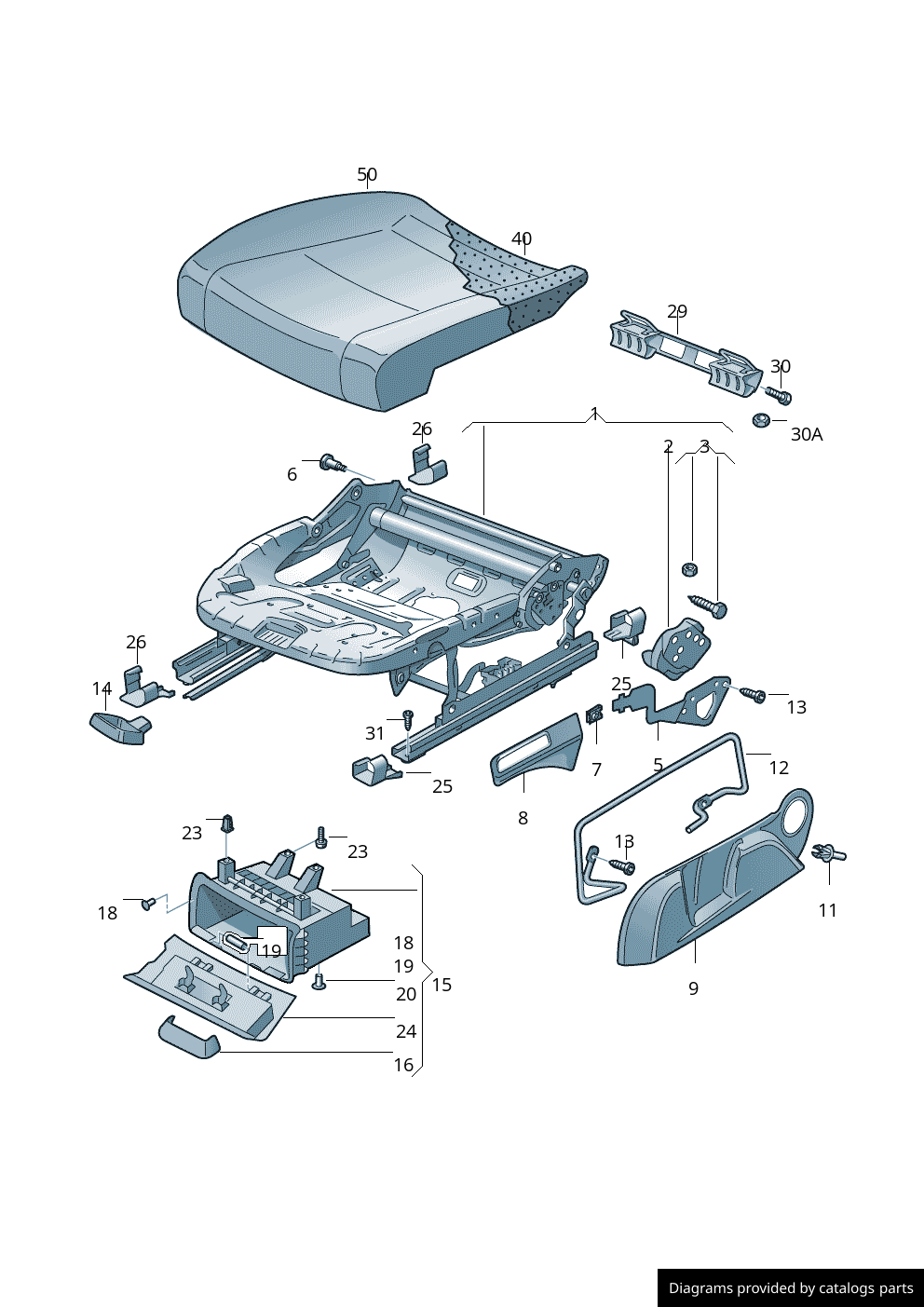Car part diagram