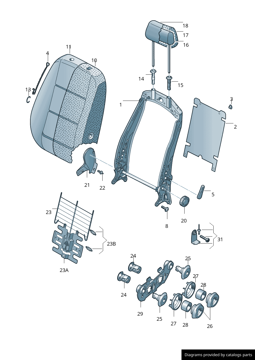 Car part diagram
