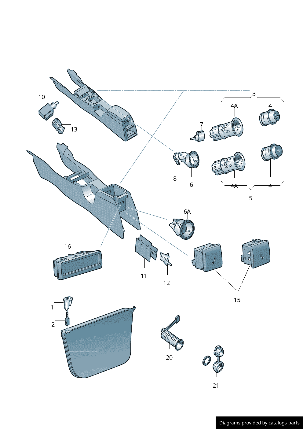 Car part diagram