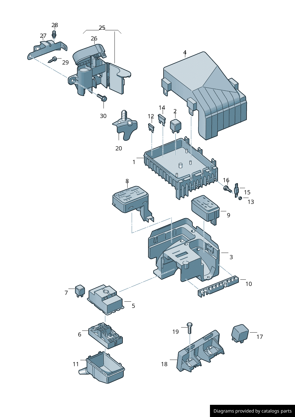 Car part diagram