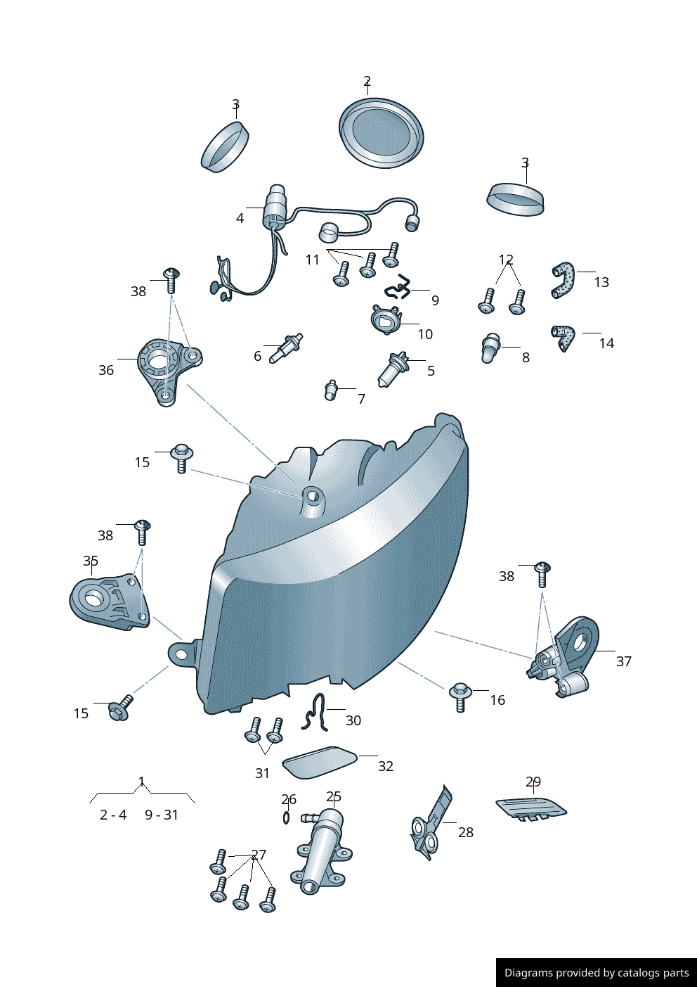 Car part diagram