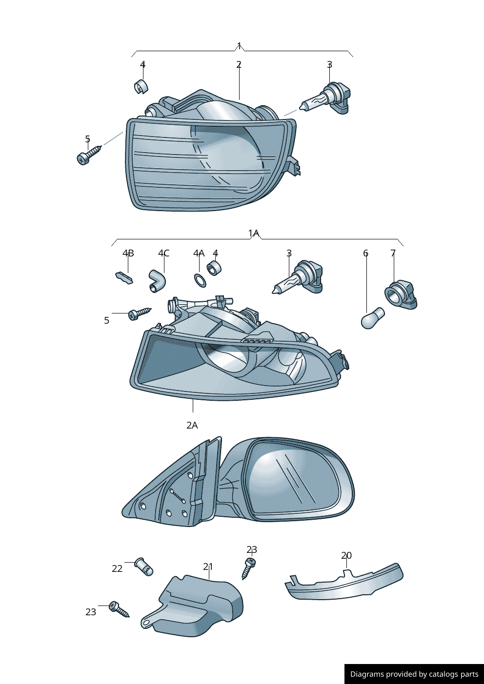 Car part diagram