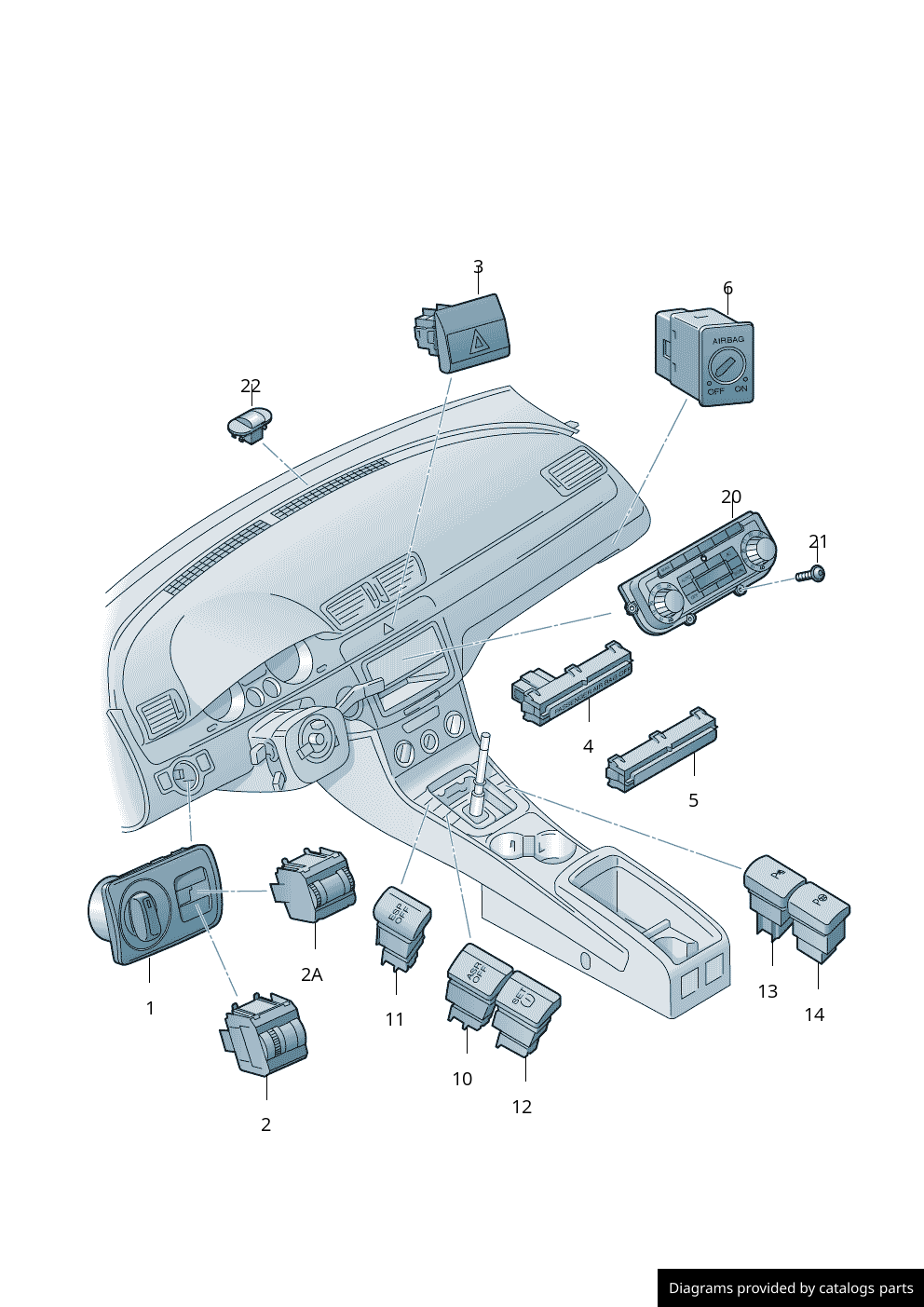 Car part diagram