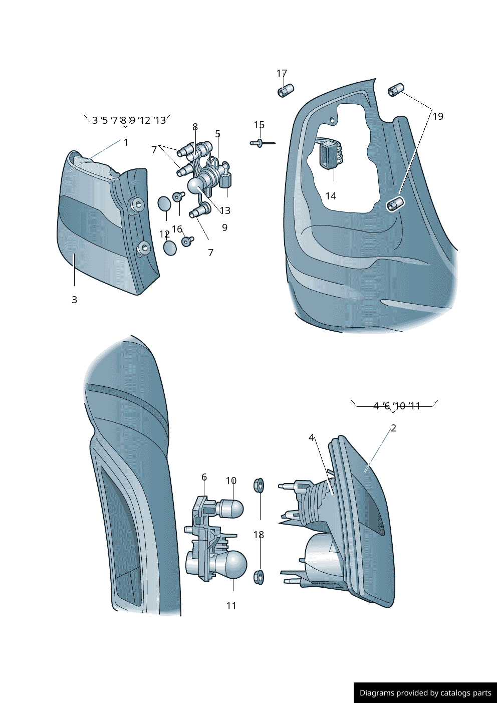 Car part diagram