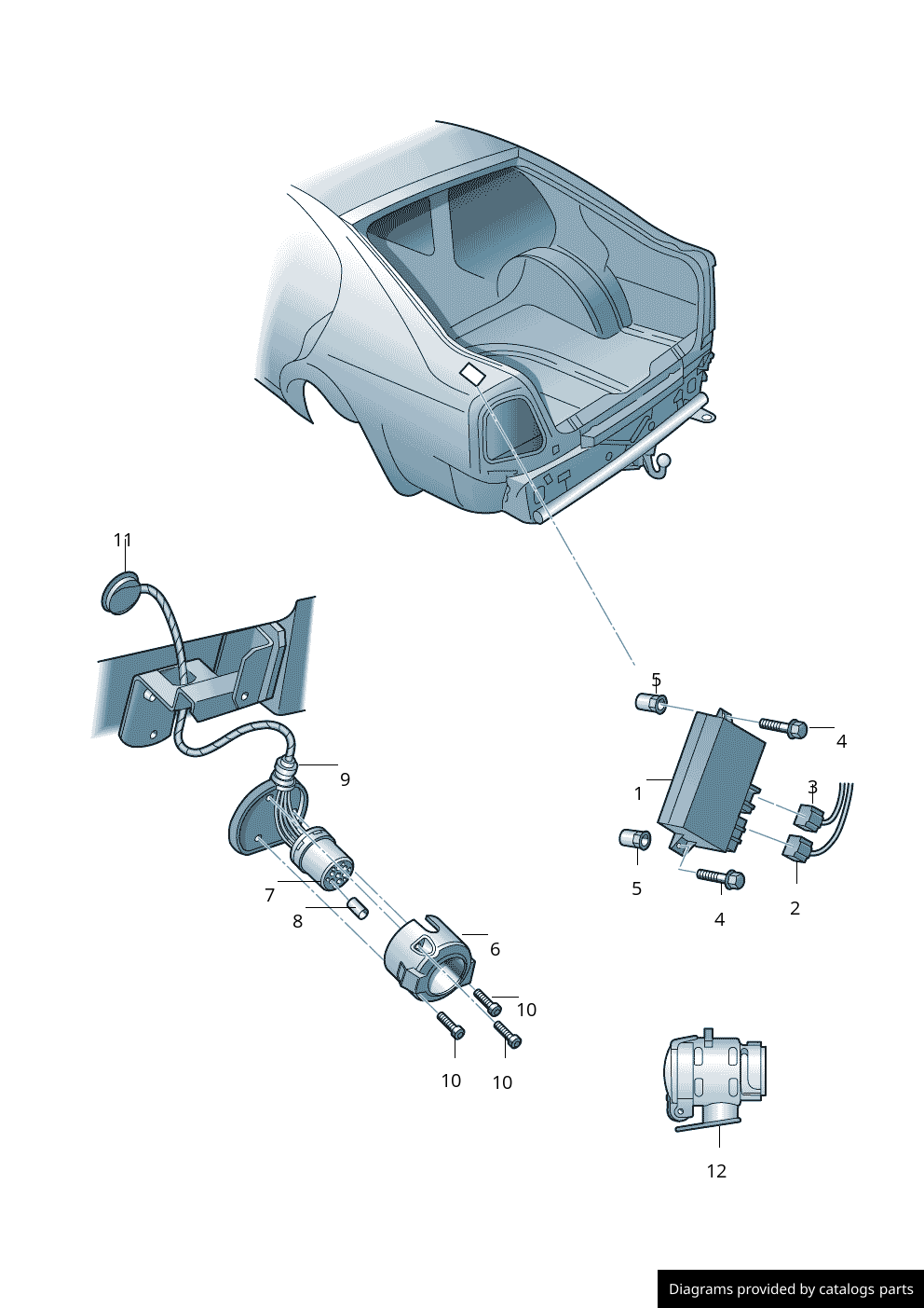 Car part diagram