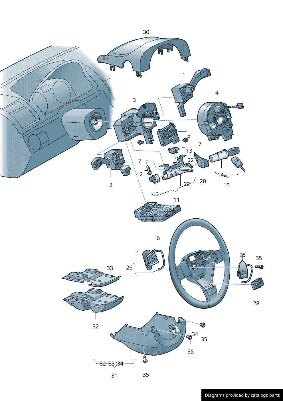 Car part diagram