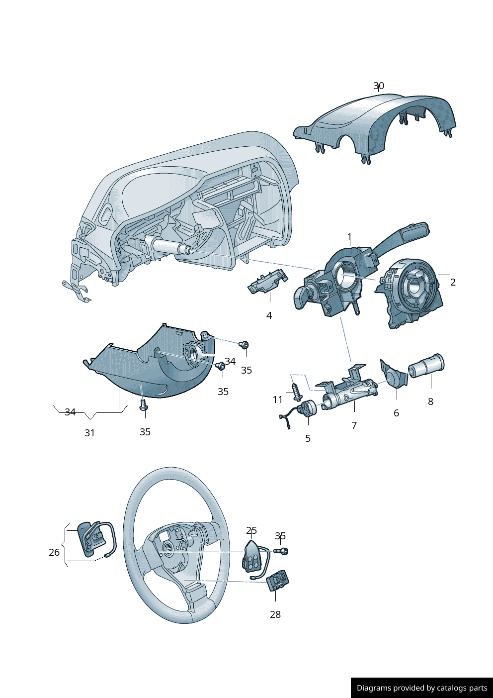 Car part diagram