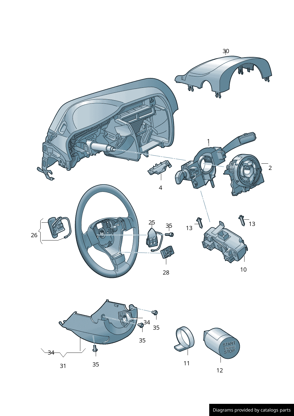 Car part diagram