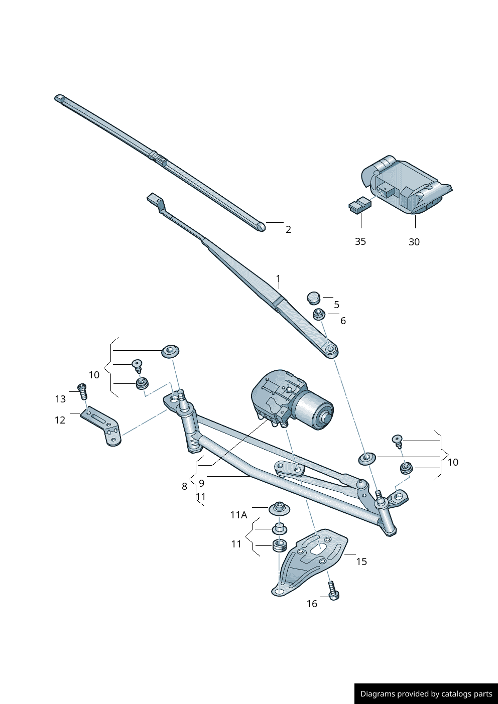 Car part diagram