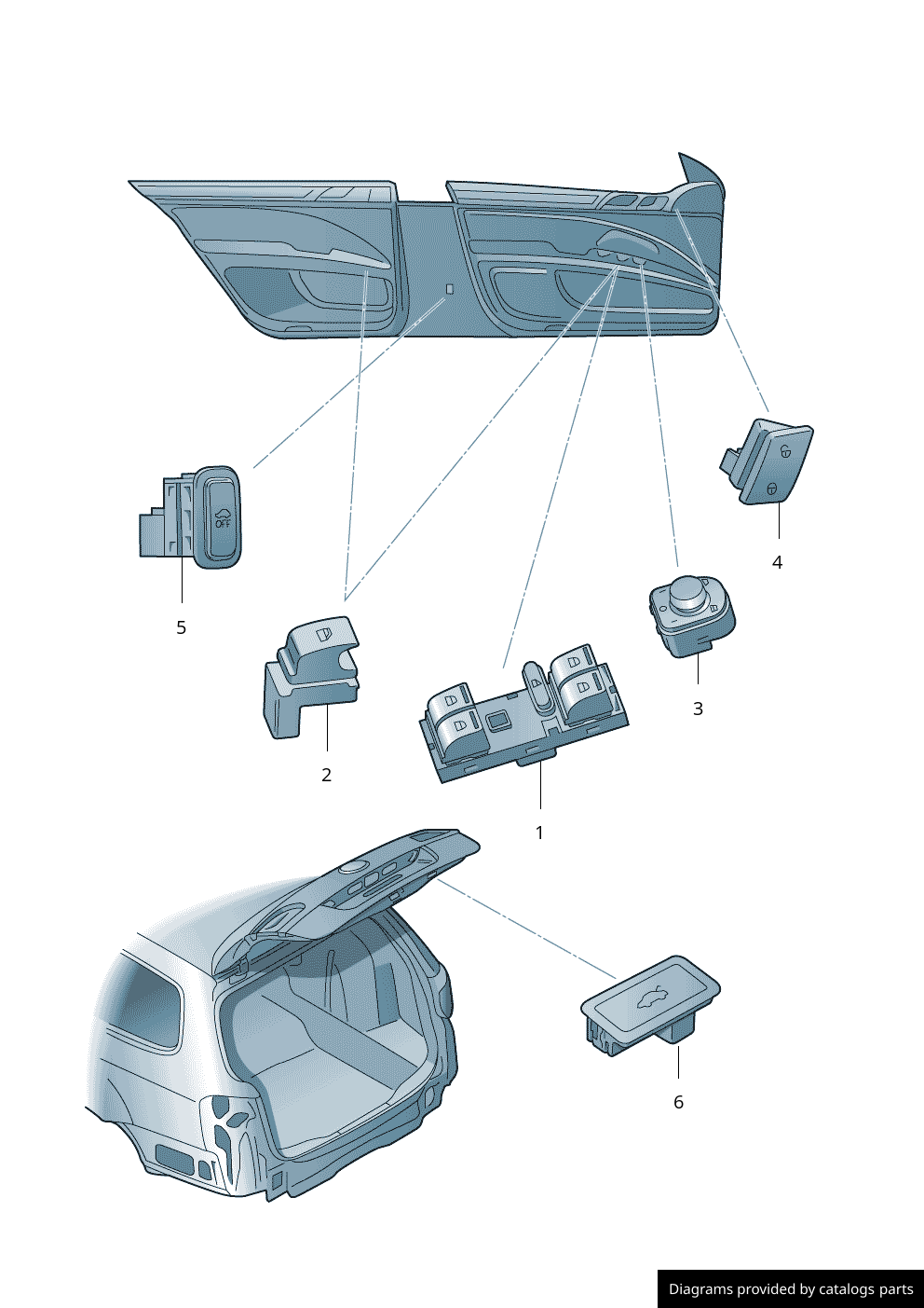 Car part diagram