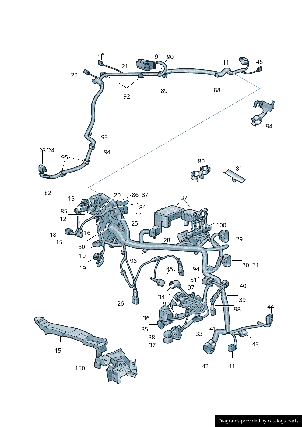 Car part diagram