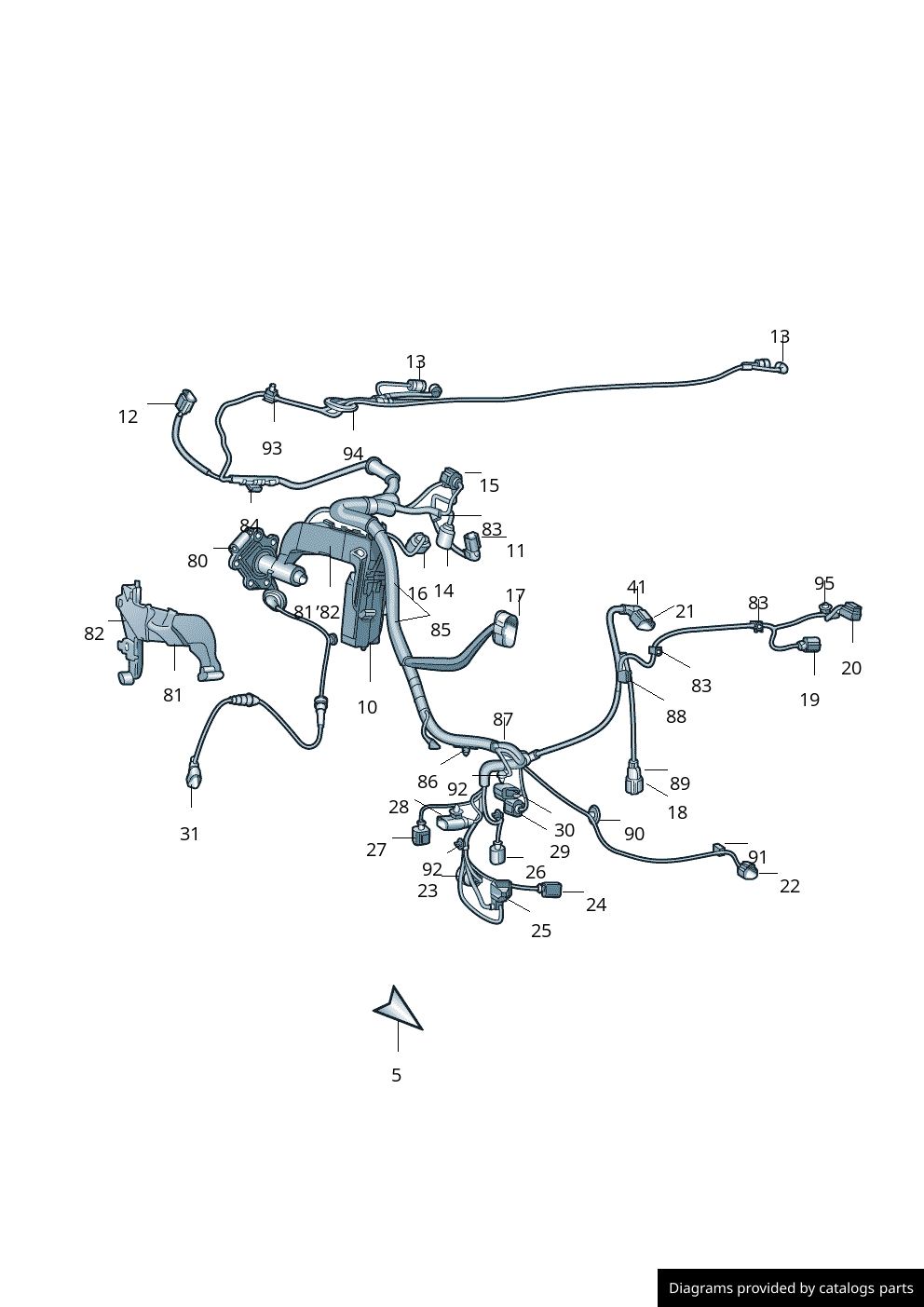 Car part diagram