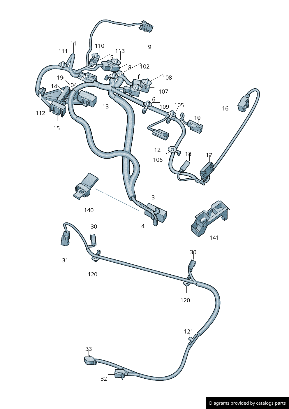 Car part diagram