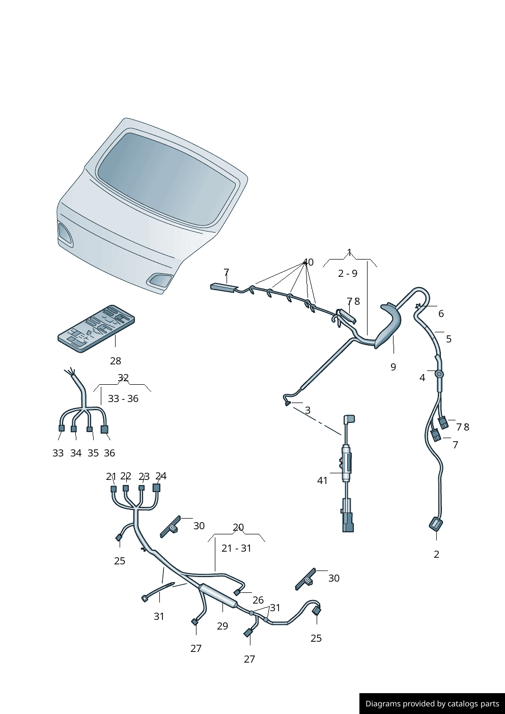 Car part diagram