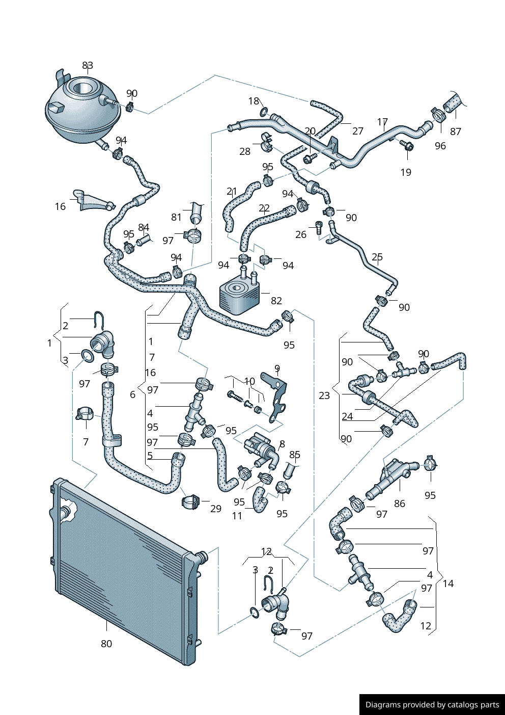 Car part diagram