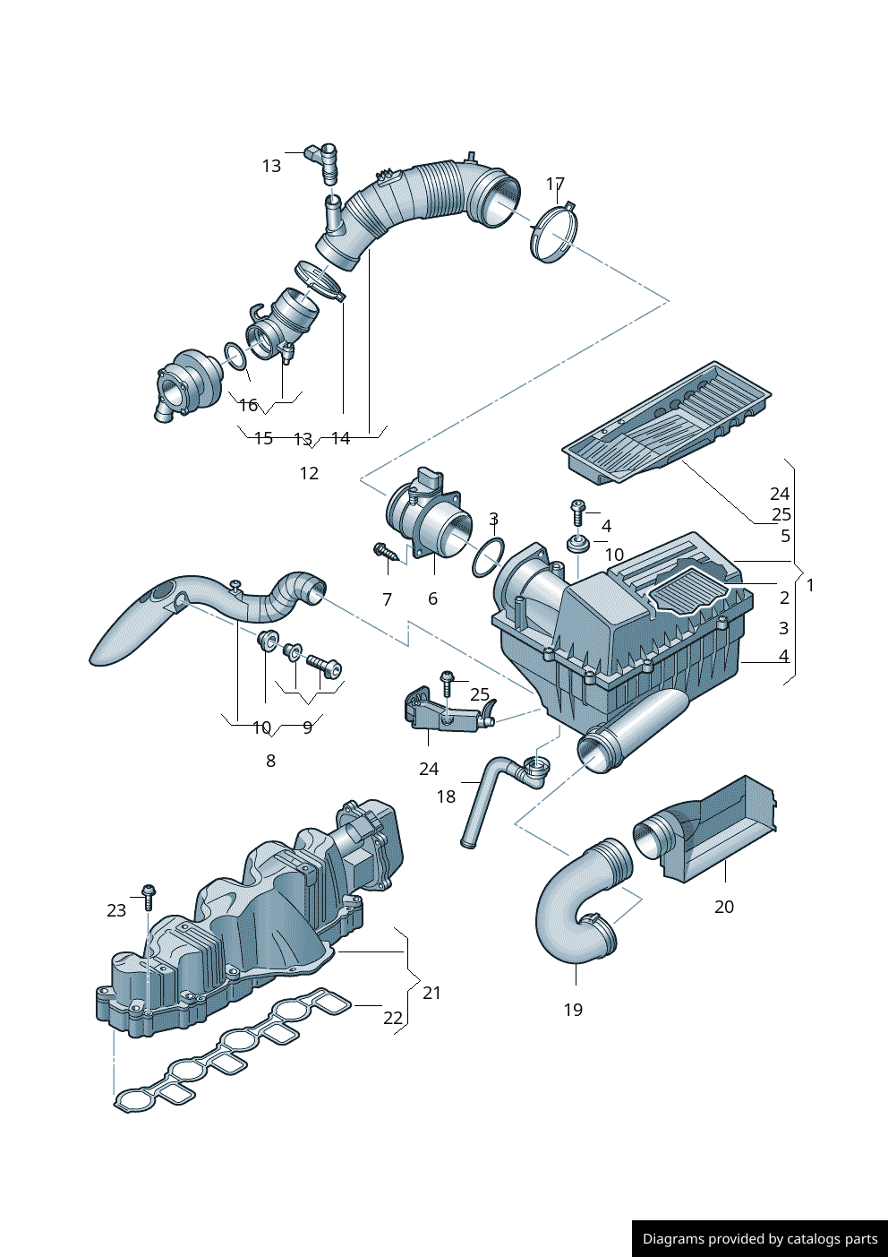 Car part diagram