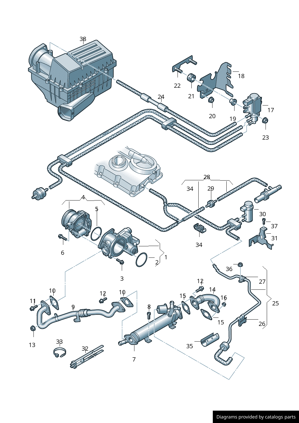 Car part diagram
