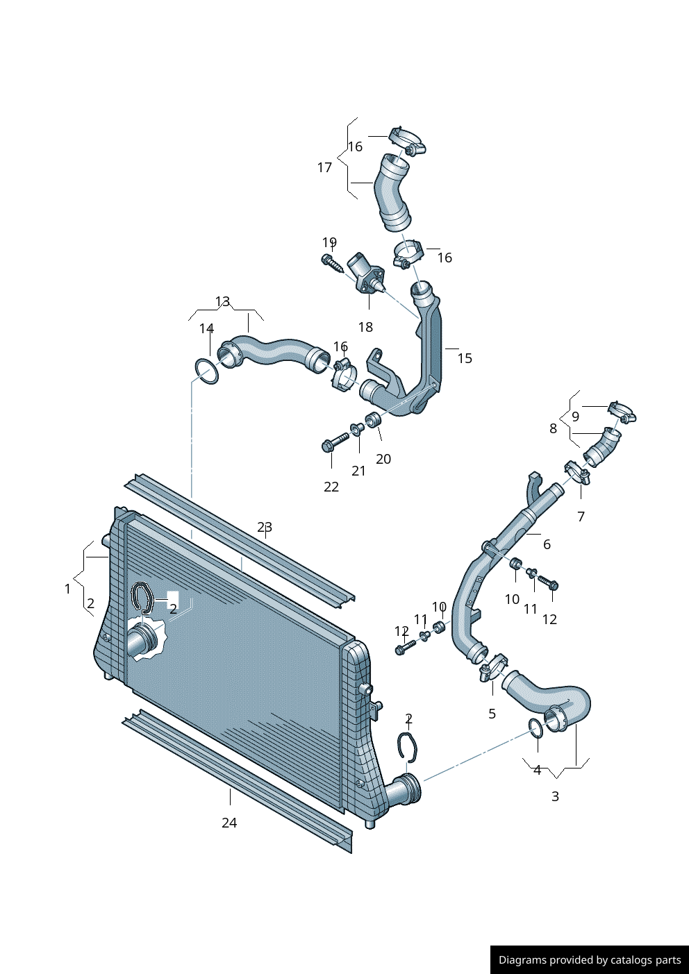 Car part diagram