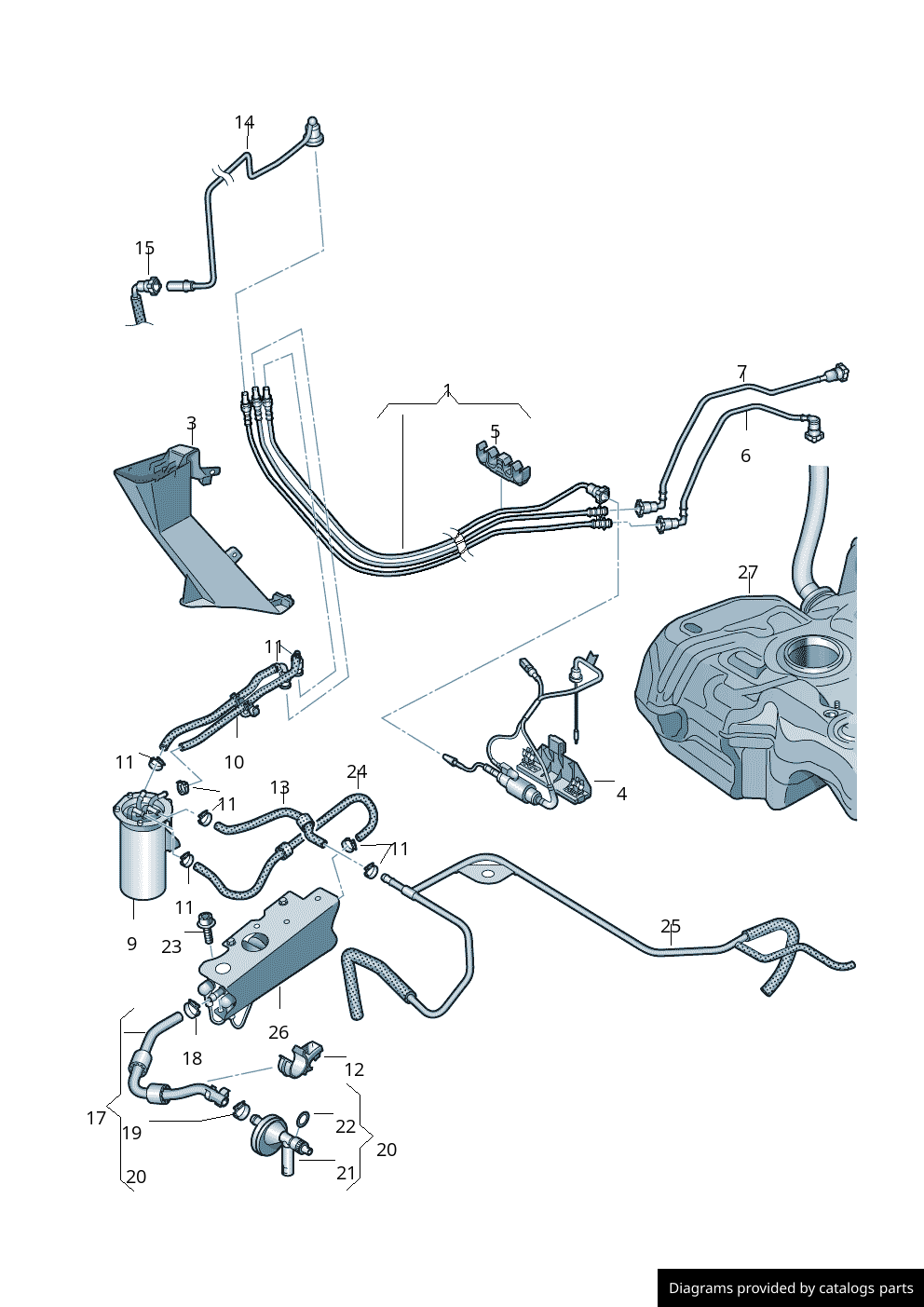 Car part diagram