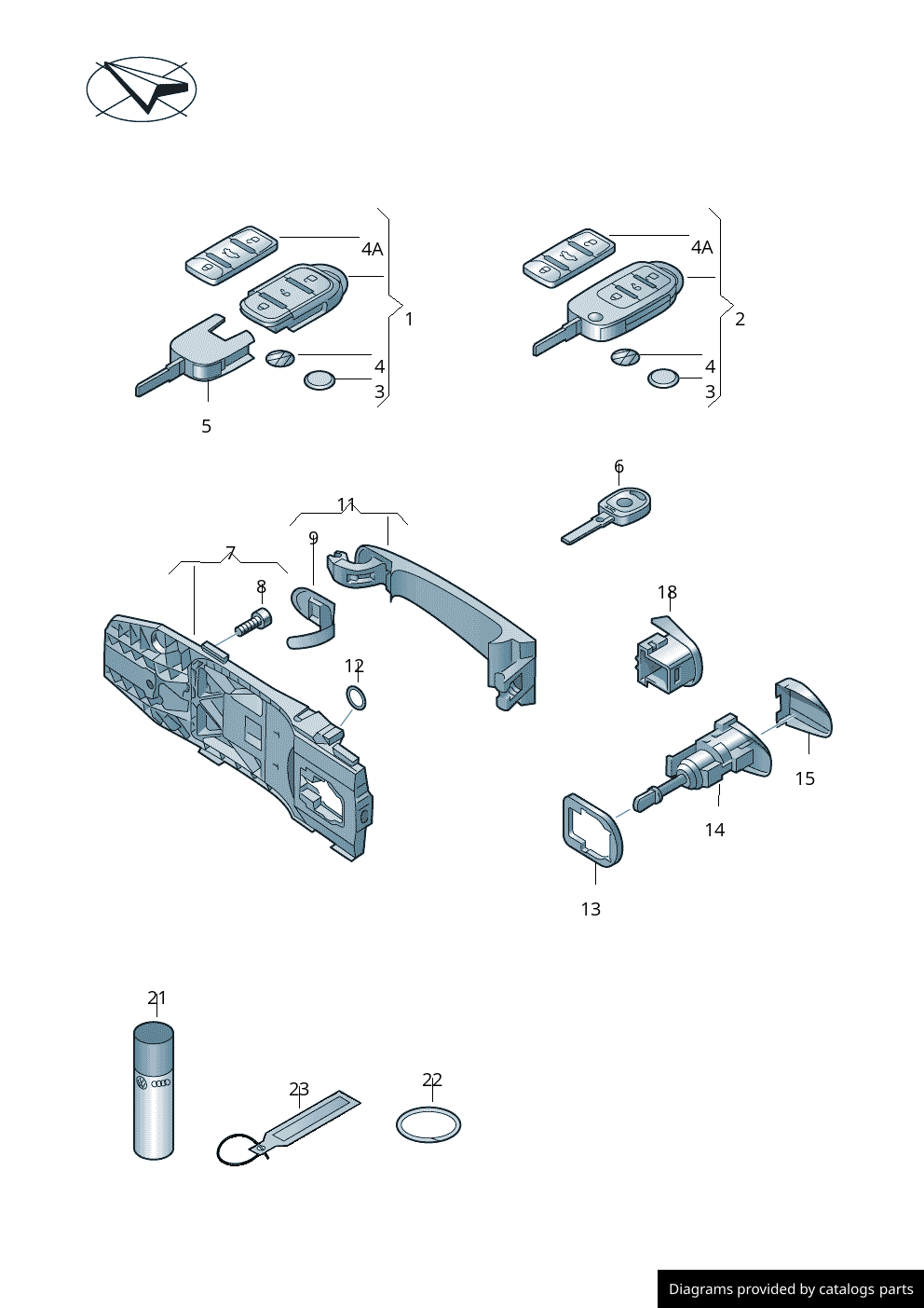 Car part diagram