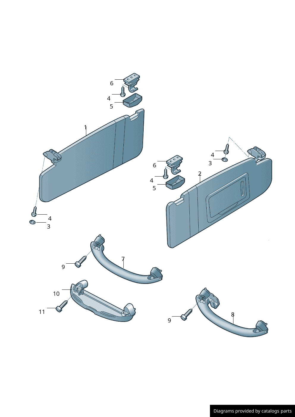 Car part diagram