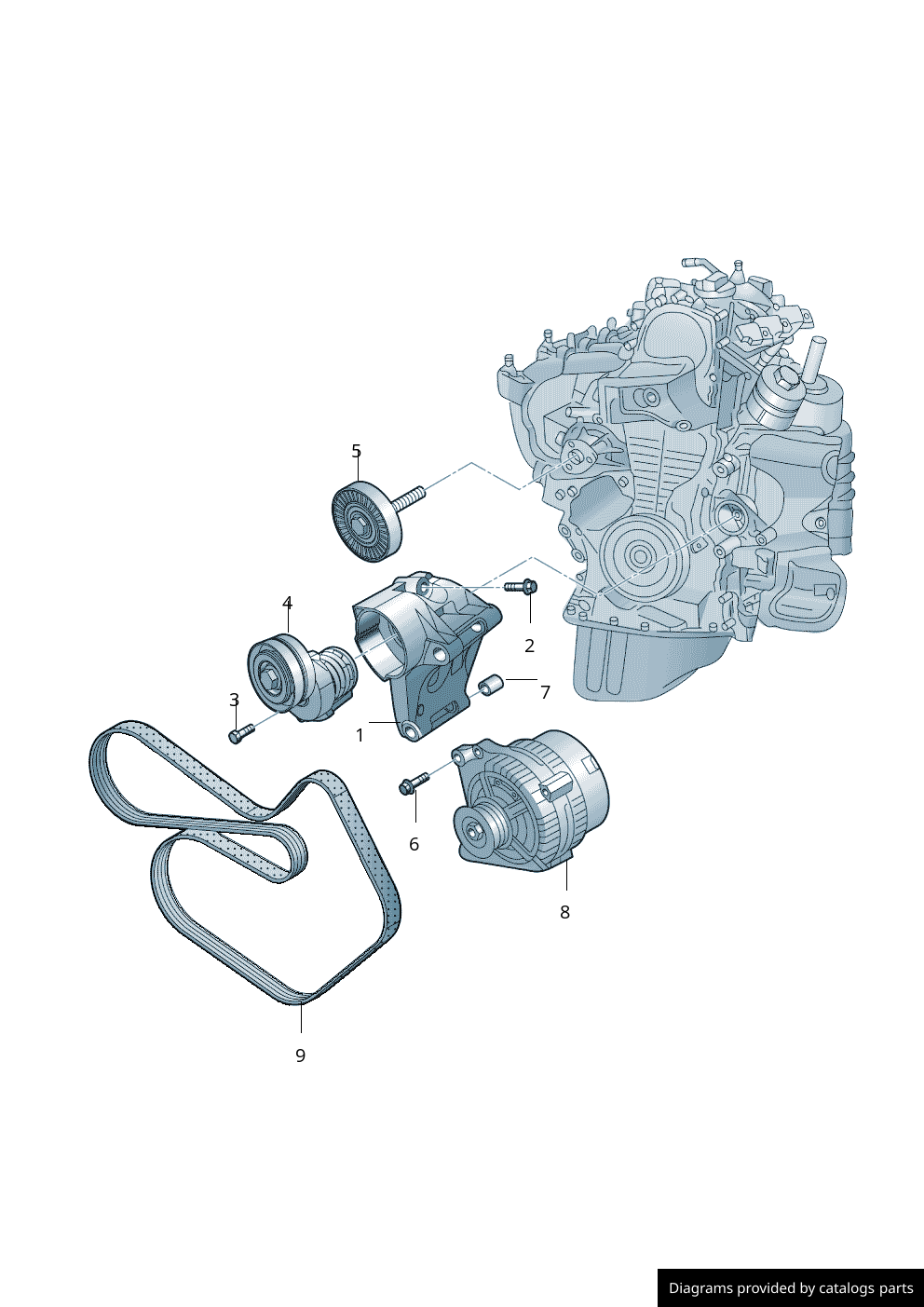 Car part diagram